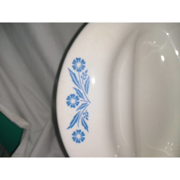 Corningware blue cornflower P-19 broiler platter - Picture 3 of 5